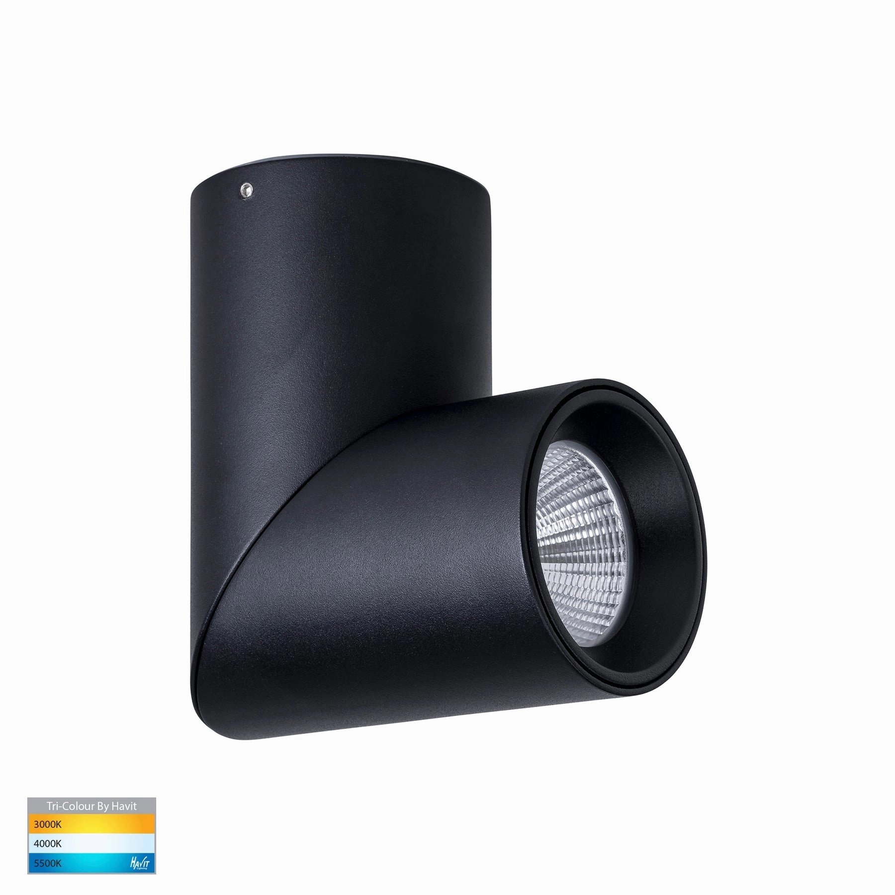 Nella 12v 12w 36 3CCT Rotatable Black Surface Mount Downlight Exterior Down Lights clearance