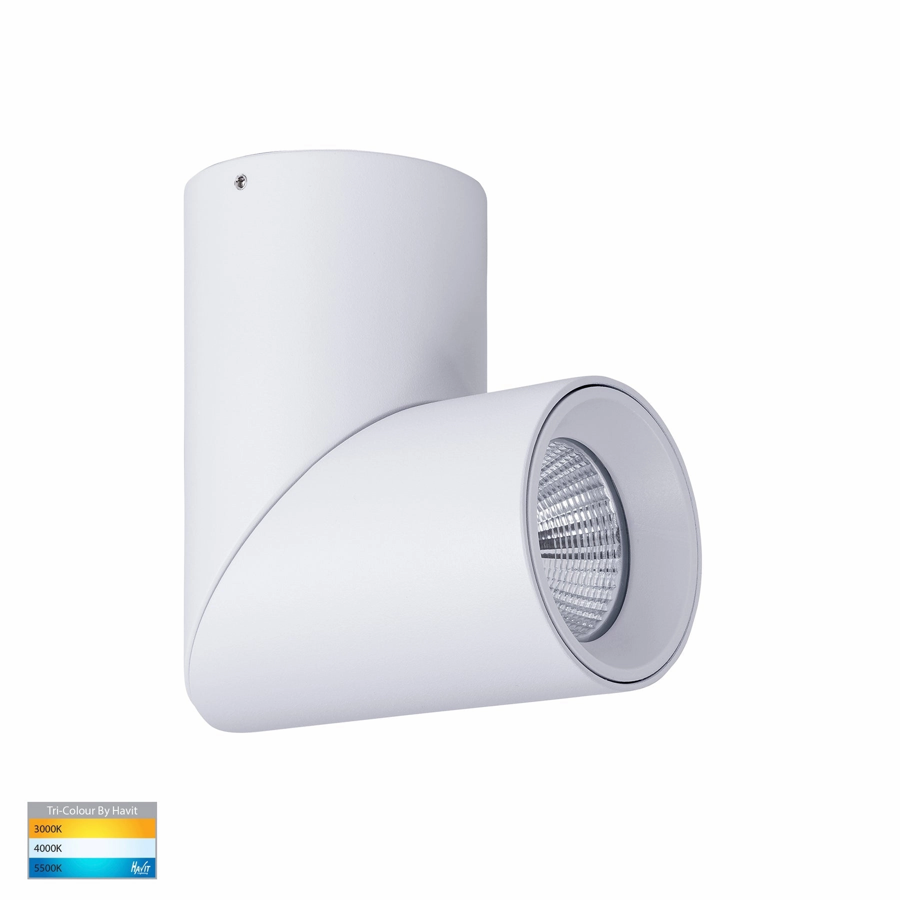 Nella 12v 12w 36 3CCT Rotatable White Surface Mount Downlight Exterior Down Lights clearance