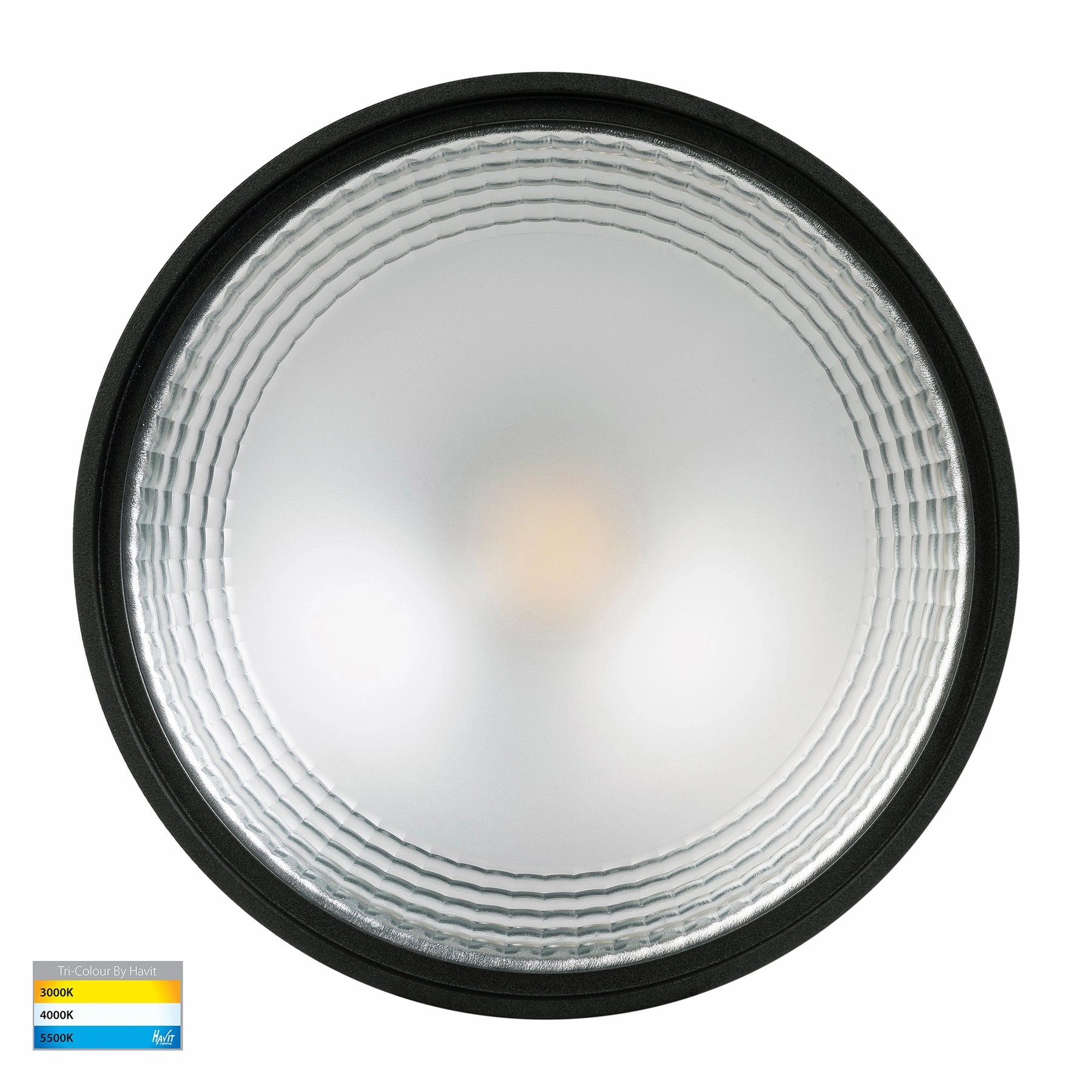Nella 12v 18w 120 3CCT Black Surface Mount Downlight Exterior Down Lights clearance