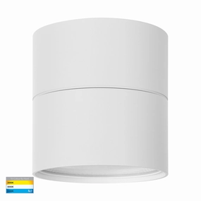 Nella 12v 18w 120 3CCT White Surface Mount Downlight C/W Extension Downlights Security Special
