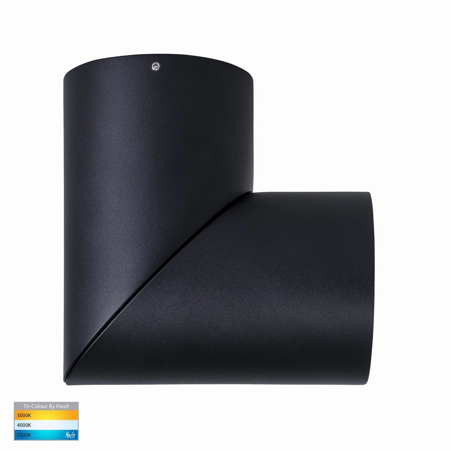 Nella 12v 18w 60 3CCT Rotatable Black Surface Mount Downlight Exterior Down Lights clearance