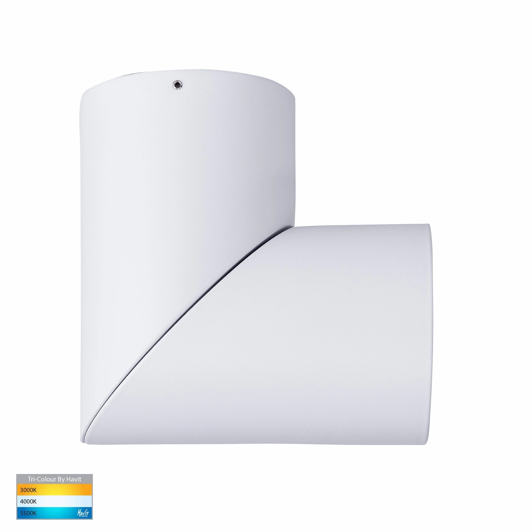 Nella 12v 18w 60 3CCT Rotatable White Surface Mount Downlight Exterior Down Lights clearance