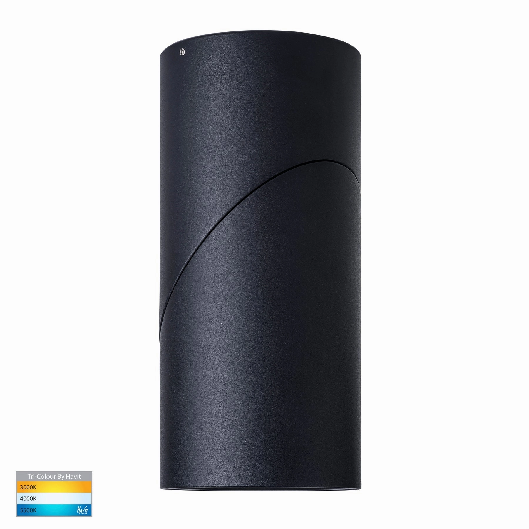 Nella 12v 24w 60 3CCT Rotatable Black Surface Mount Downlight Exterior Down Lights clearance