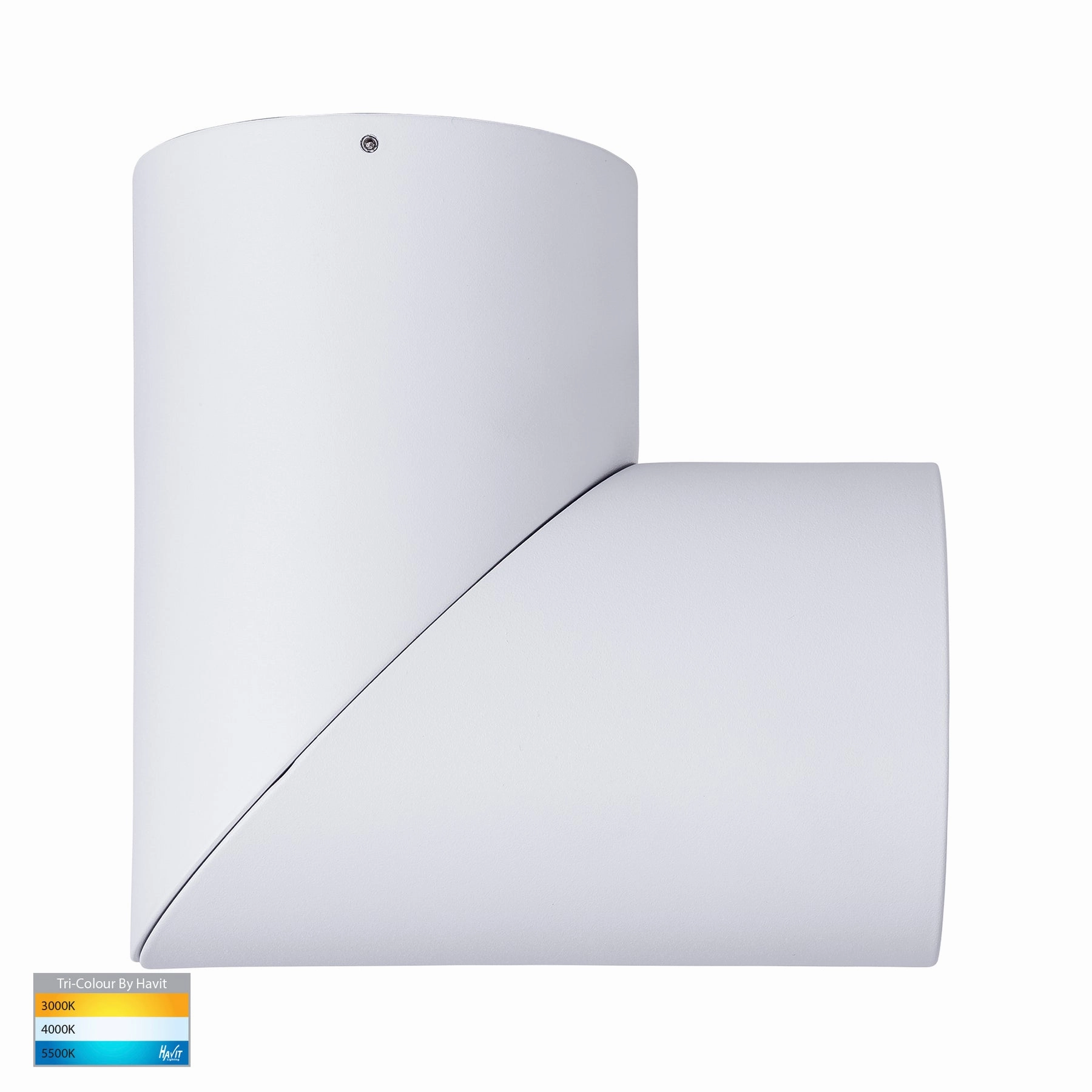Nella 12v 24w 60 3CCT Rotatable White Surface Mount Downlight Exterior Down Lights clearance