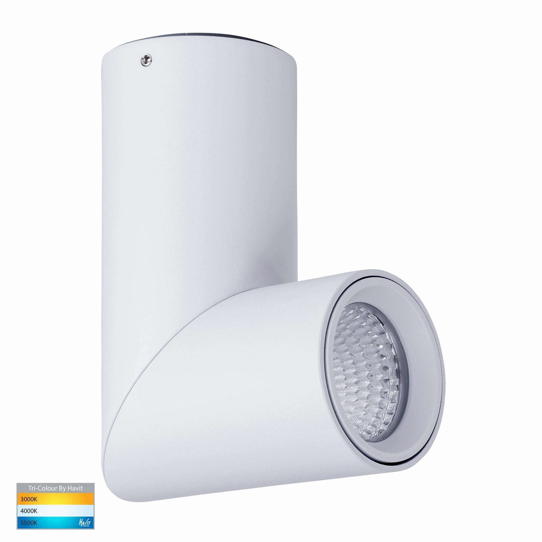 Nella 12v 7w 36 3CCT Rotatable White Surface Mount Downlight Exterior Down Lights clearance