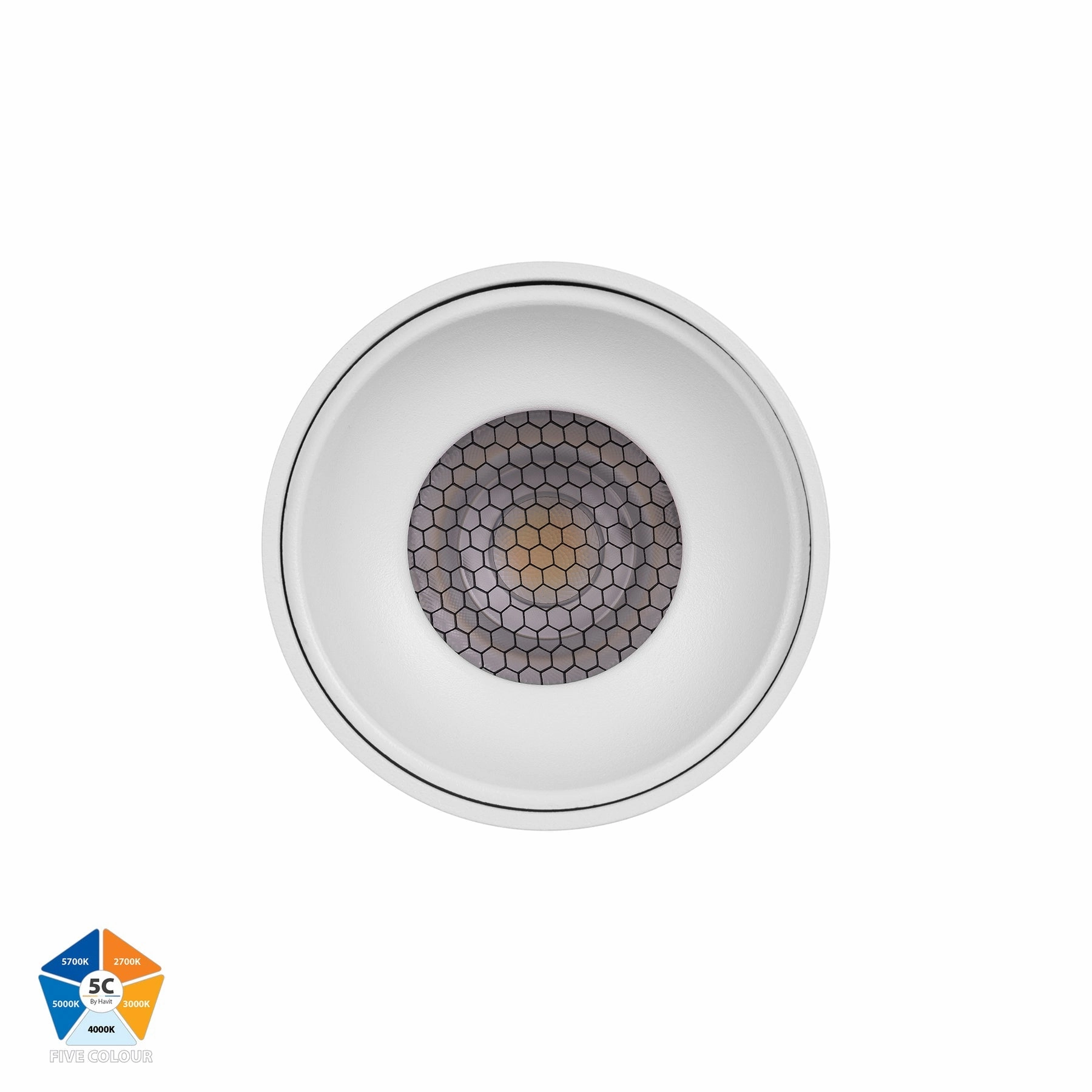 Nella 12v 7w 60 5CCT Long White Surface Mount Downlight Exterior Down Lights clearance