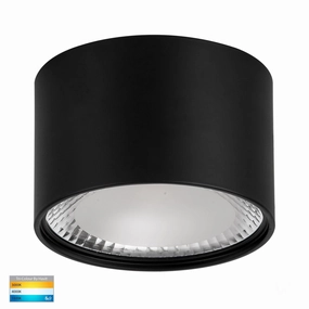 Nella 240v 12w 120 3CCT Black Surface Mount Downlight Downlights Security Special