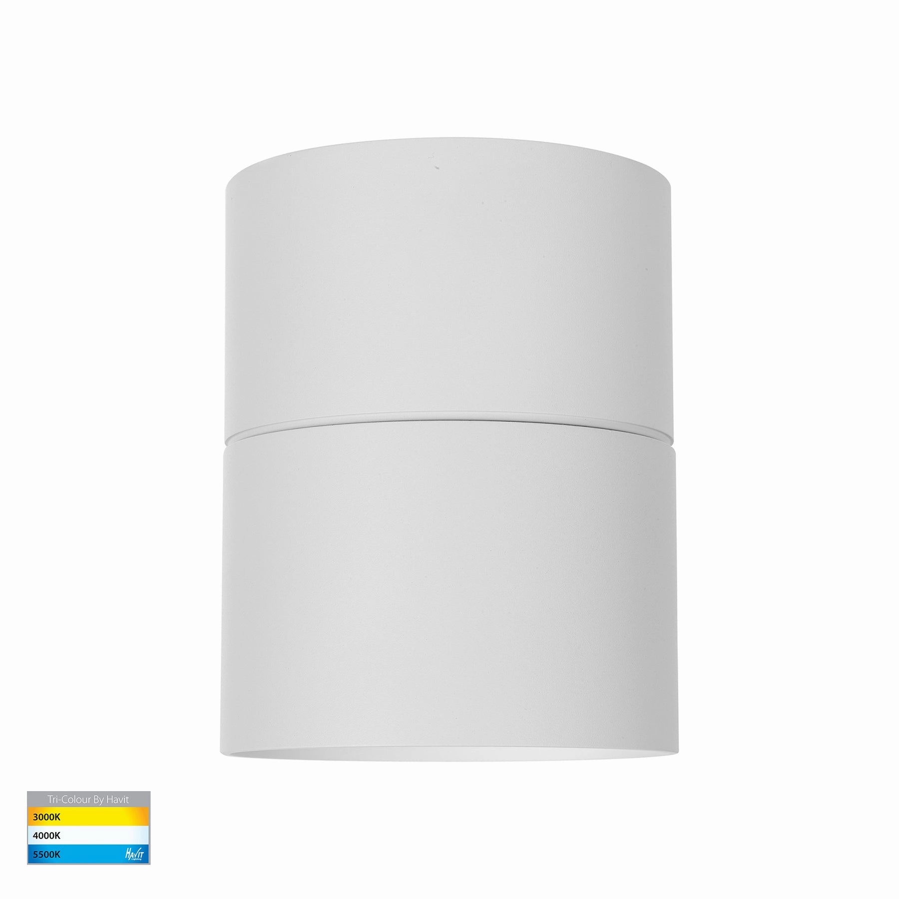 Nella 240v 12w 120 3CCT White Surface Mount Downlight C/W Extension Exterior Down Lights clearance