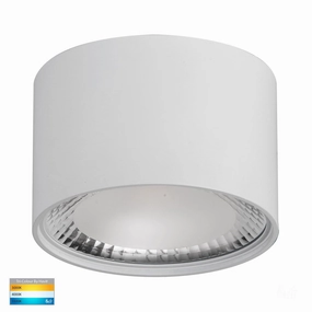 Nella 240v 12w 120 3CCT White Surface Mount Downlight Downlights Security Special