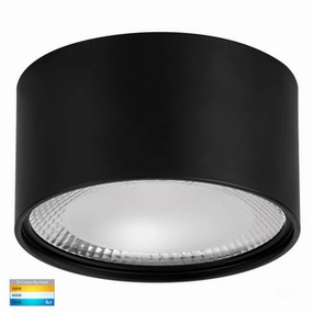 Nella 240v 18w 120 3CCT LED Black Surface Mount Downlight Downlights Security Special