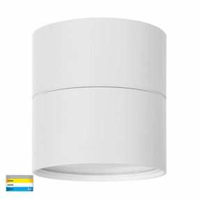 Nella 240v 18w 120 3CCT White Surface Mount Downlight C/W Extension Downlights Security Special