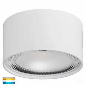 Nella 240v 18w 120 3CCT White Surface Mount Downlight Downlights Security Special