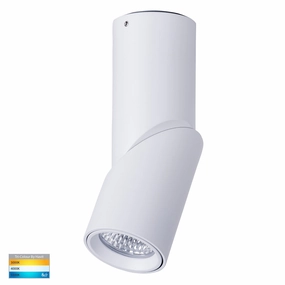 Nella 240v 7w 36 3CCT Rotatable White Surface Mount Downlight Downlights Security Special