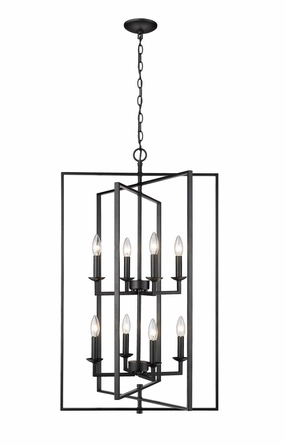 Nellis Eight Light Pendant Matte Black Ceiling Lights Lighting cheap deals