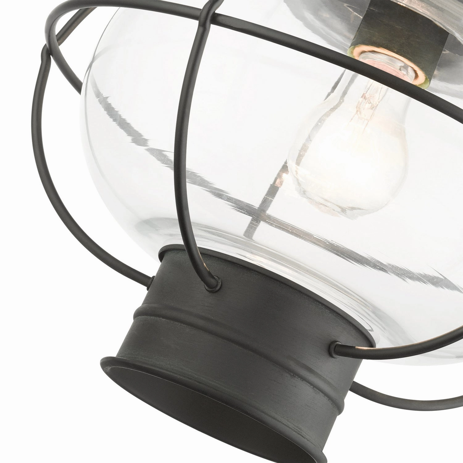 Newburyport One Light Outdoor Pendant Charcoal Modern Outdoor Hanging Lights