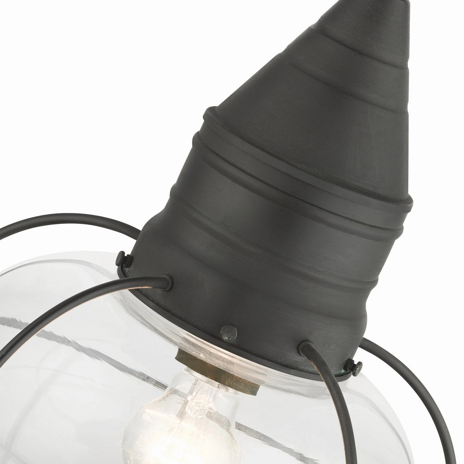 Newburyport One Light Outdoor Pendant Charcoal Modern Outdoor Hanging Lights