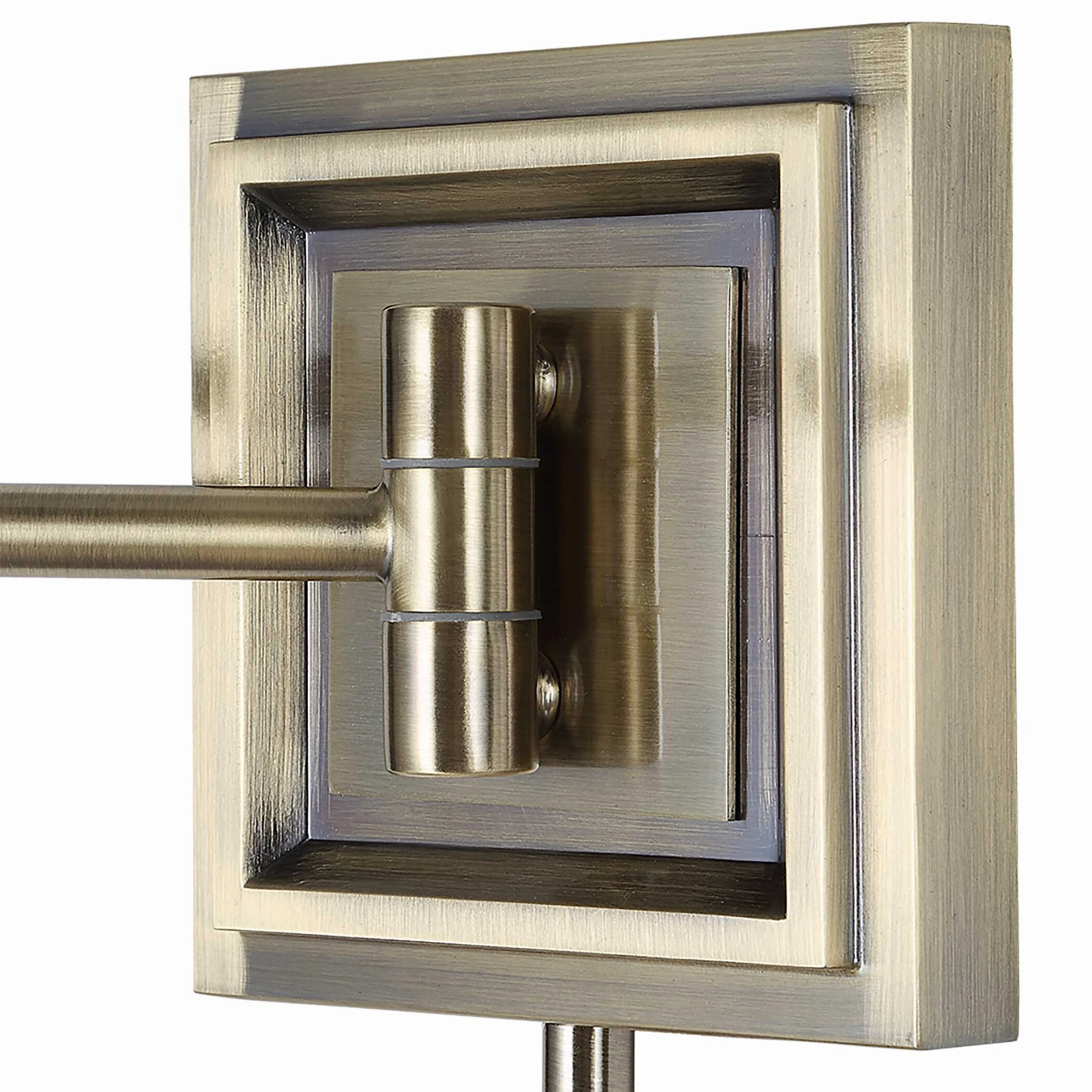 Newmarket One Light Wall Sconce Antique Brass Budget Wall Lights now available