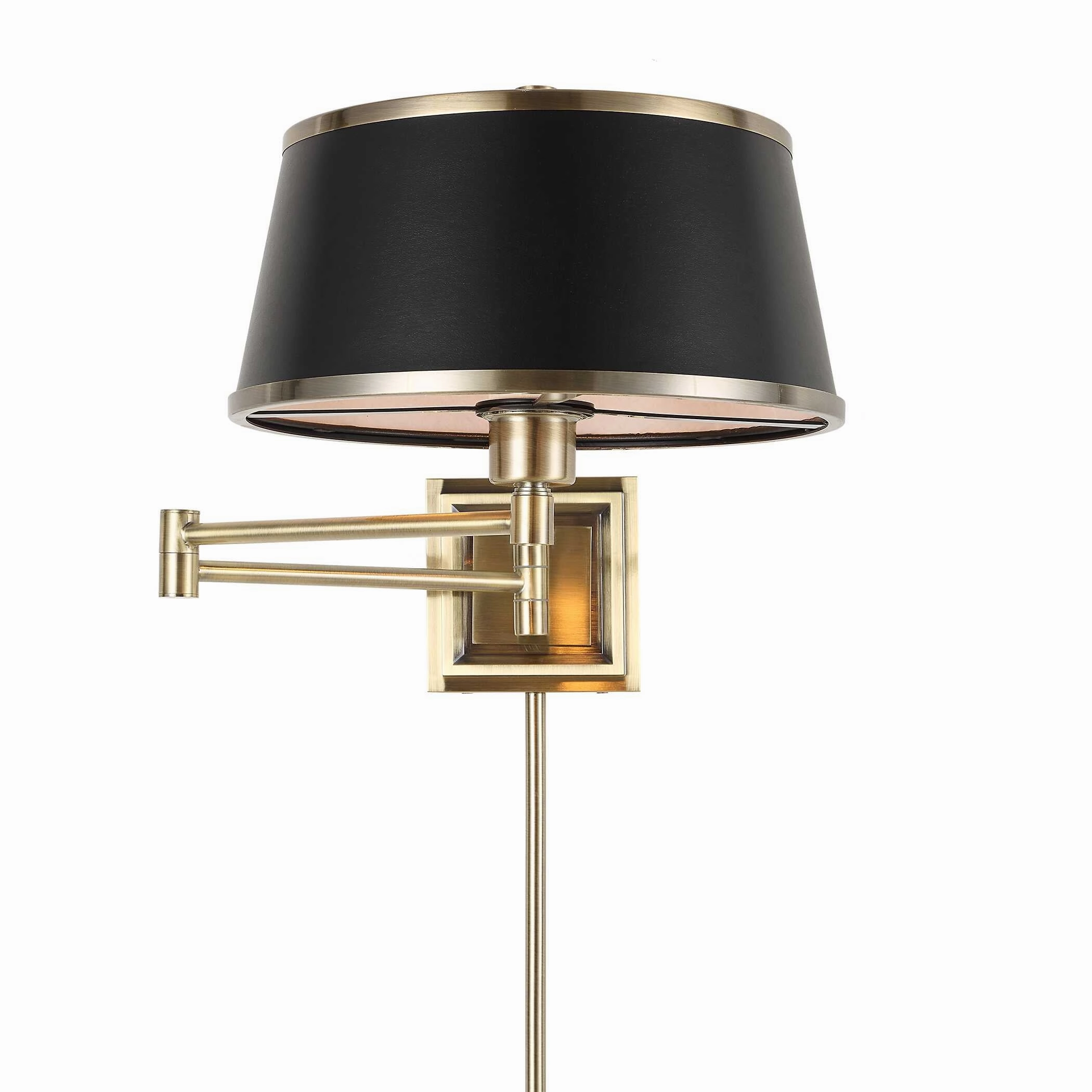 Newmarket One Light Wall Sconce Antique Brass Budget Wall Lights now available