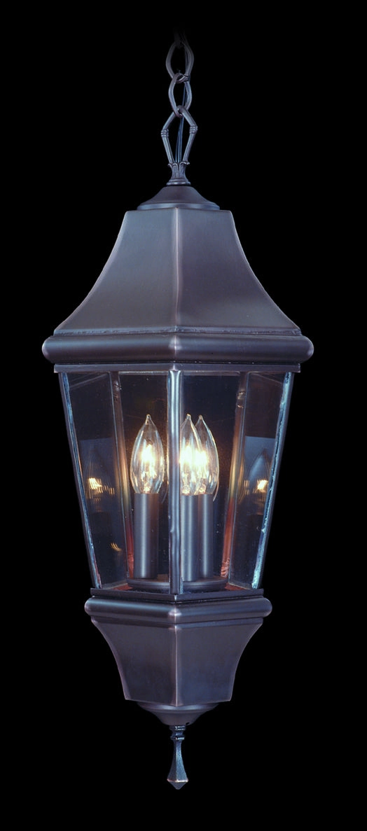 Normandy Three Light Exterior Ceiling Mount Iron Outdoor Hanging Lights Lighting value pack