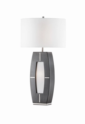Nova Lighting 1011316CG  One Light Table Lamp Lamp Pewter, Nickel, Silver Sale on Modern Lamps