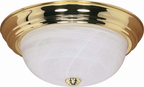 Nuvo Flush Mounts Polished Brass 60-215 Ceiling Light - Polished Brass Online shop Ceiling Lights