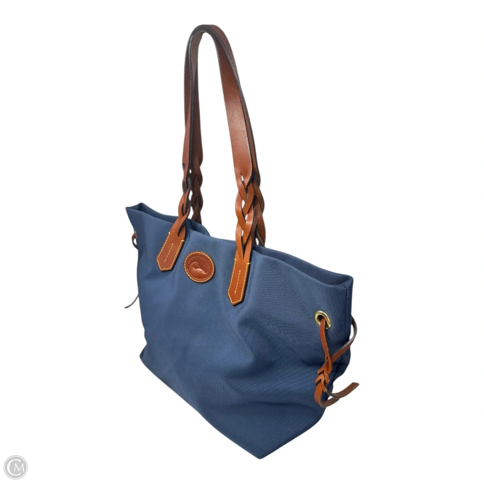 Nylon Shopper Designer By Dooney And Bourke In Navy, Size: Medium