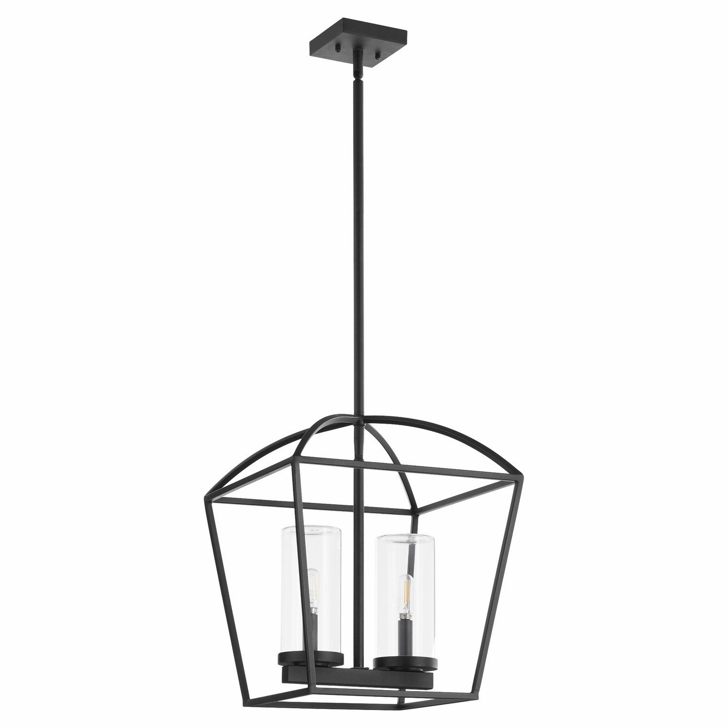 Odeon Two Light Pendant Matte Black Ceiling Lights Lighting outlet store