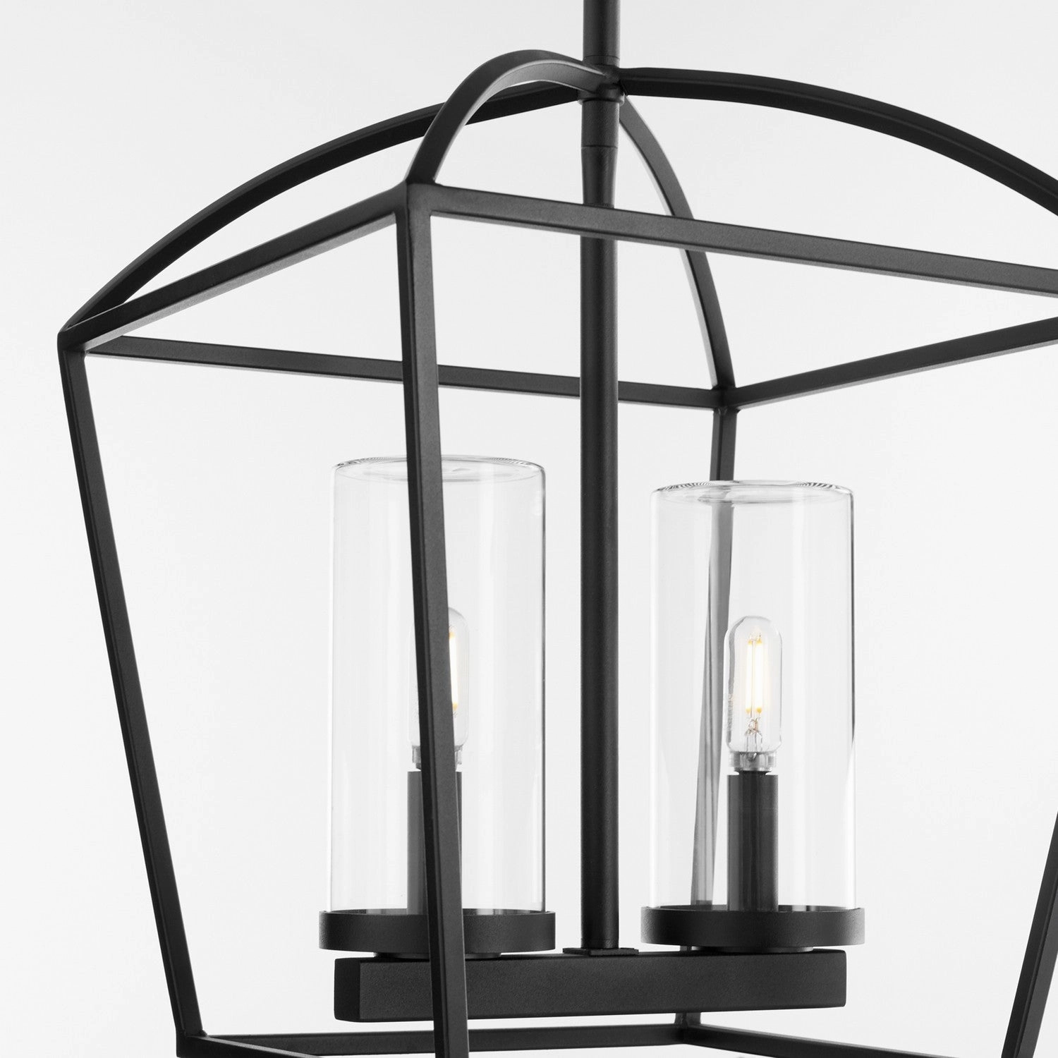 Odeon Two Light Pendant Matte Black Designer Ceiling Lights for less