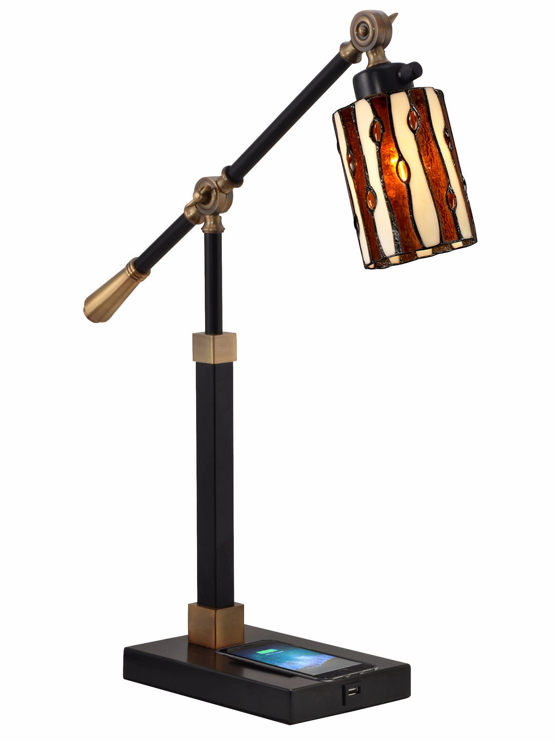 One Light Desk Lamp with Wireless/USB Charger Desk Lamps Lighting sale online