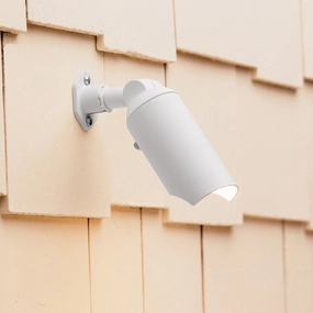 One Light Down Accent Textured White Outdoor Accent Lights Lighting low price