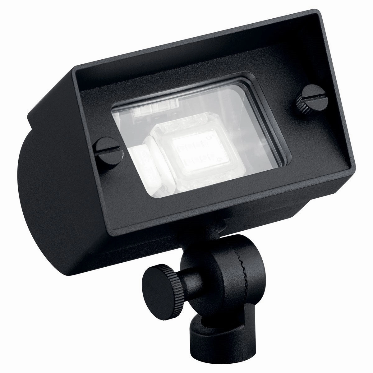 One Light Mini Flood Textured Black Outdoor Accent Lights deals