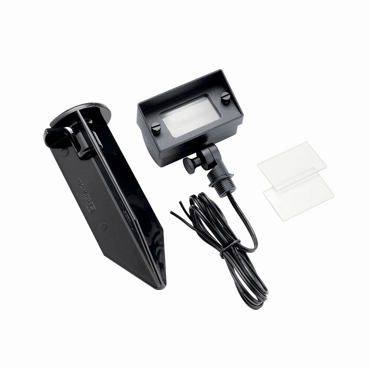 One Light Mini Flood Textured Black Outdoor Accent Lights deals