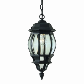 One Light Outdoor Pendent Black Outdoor Hanging Lights Lighting value pack