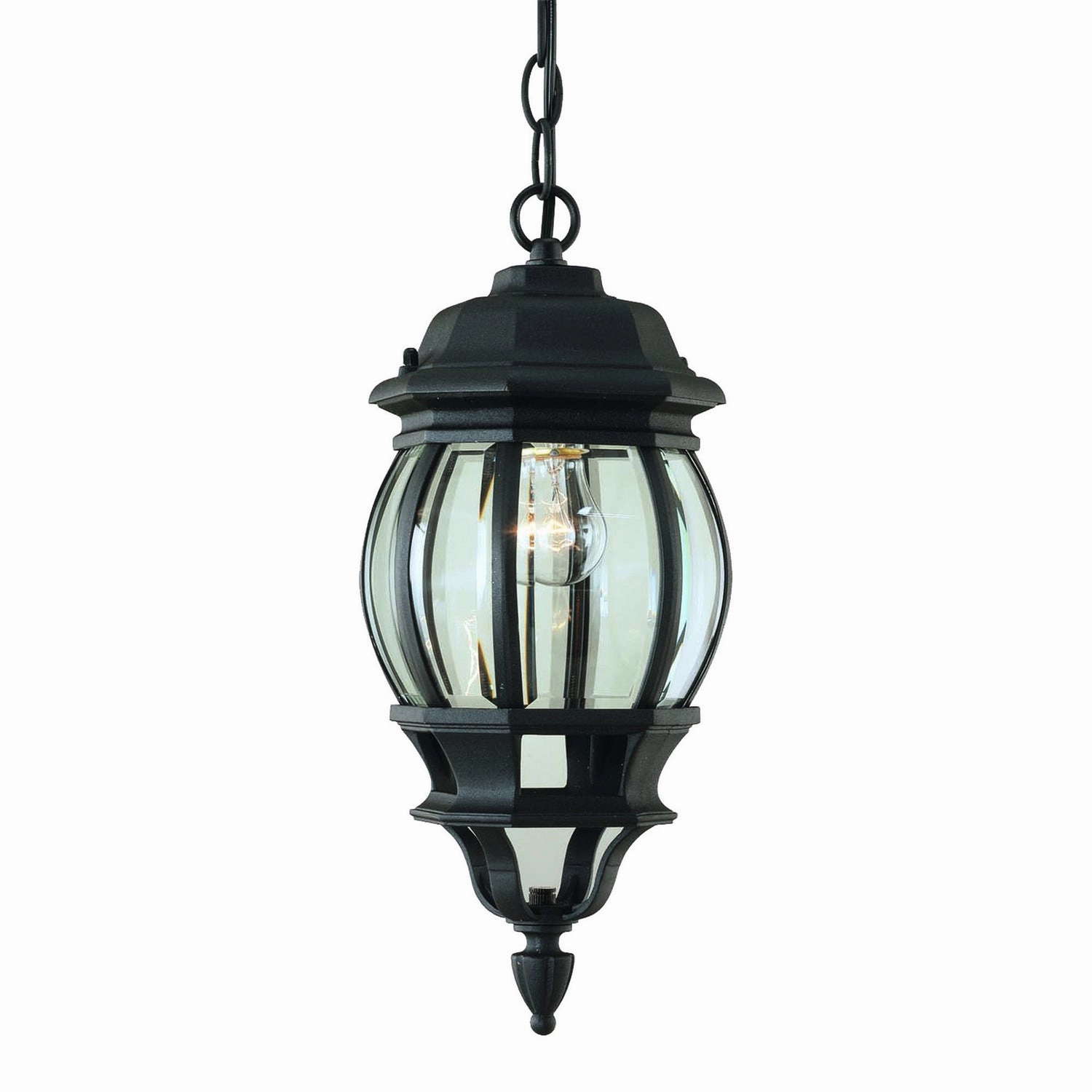 One Light Outdoor Pendent Black Outdoor Hanging Lights Lighting value pack