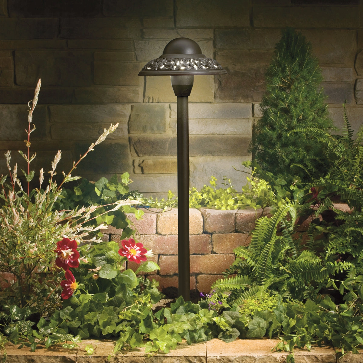 One Light Path & Spread Textured Architectural Bronze Outdoor Path Lights Lighting buy now