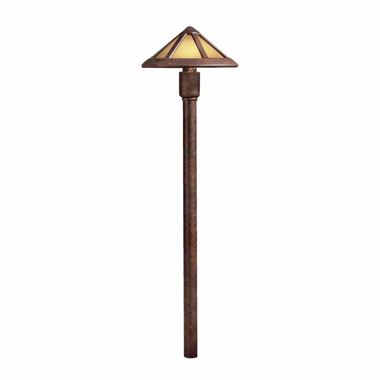 One Light Path & Spread Textured Tannery Bronze Outdoor Path Lights Lighting buy now