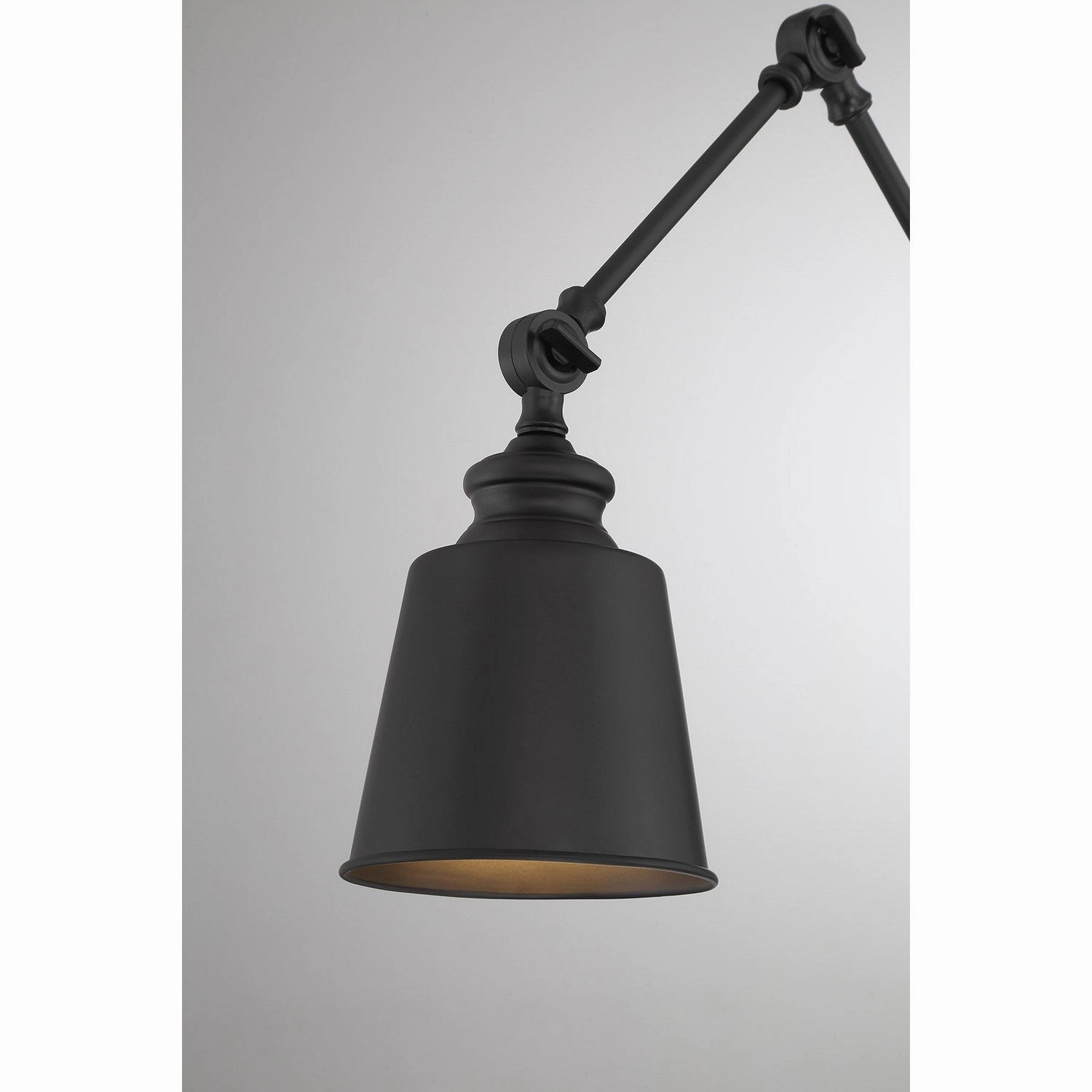 One Light Wall Sconce (Set of 2) Matte Black Budget Wall Lights now available