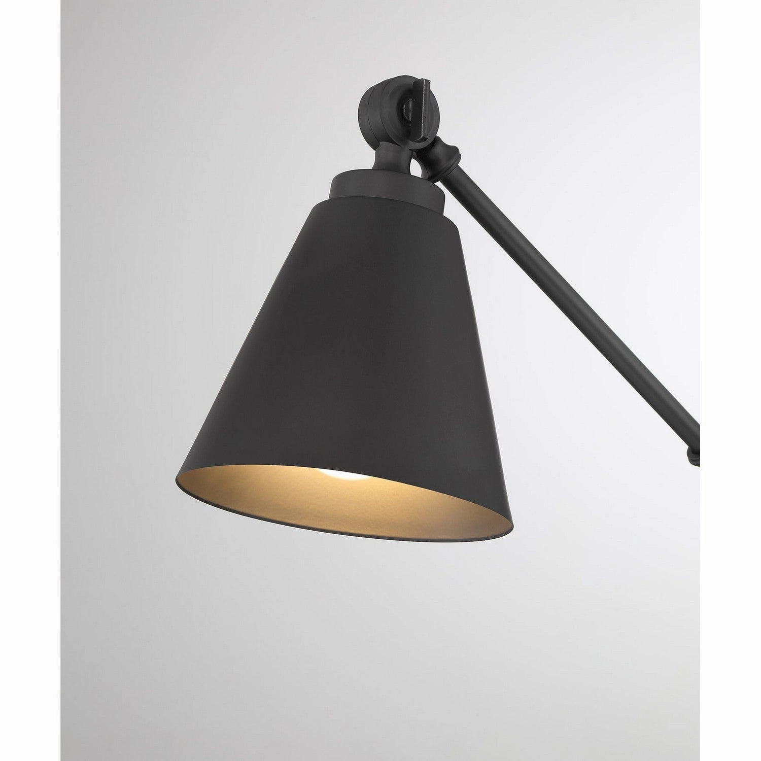 One Light Wall Sconce (Set of 2) Matte Black Budget Wall Lights now available
