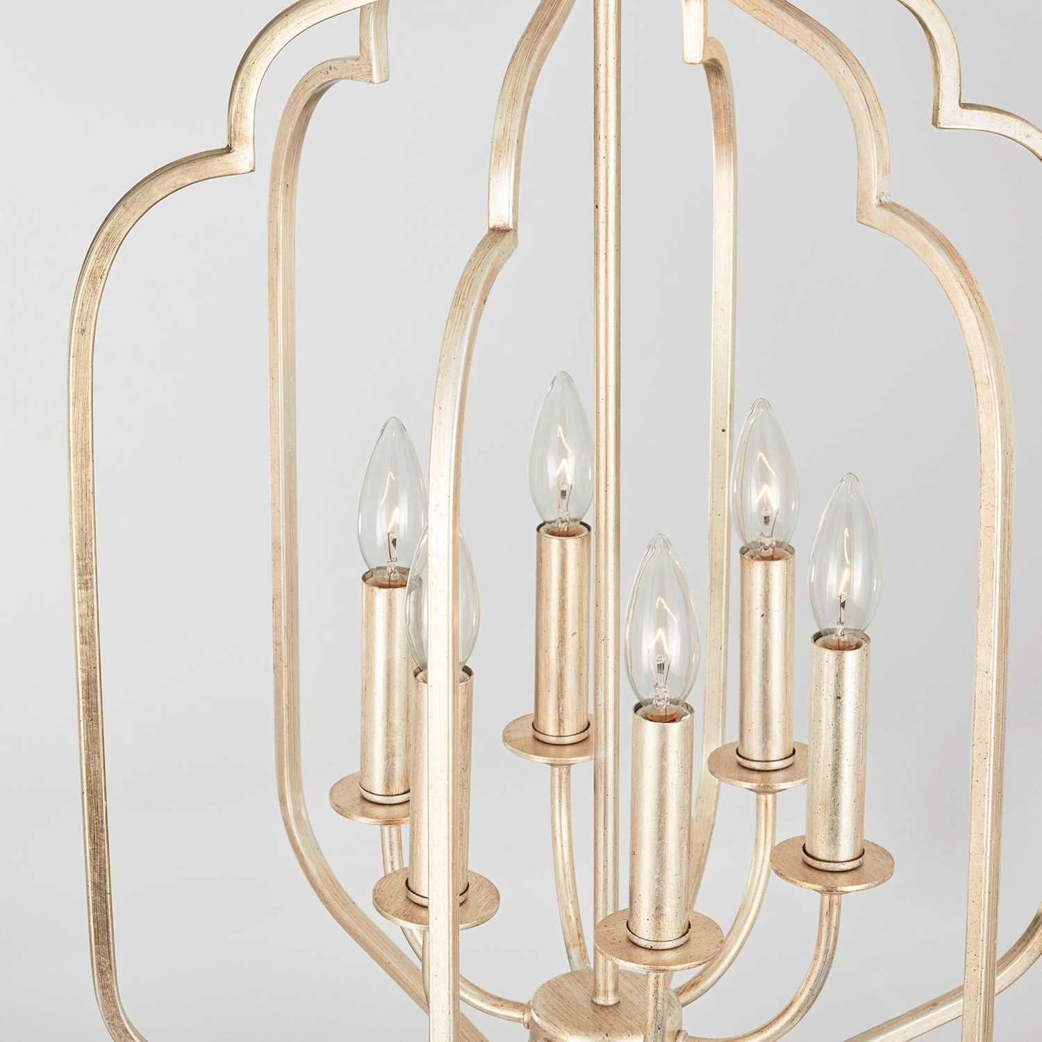 Ophelia Six Light Foyer Winter Gold Ceiling Light Fixtures on sale