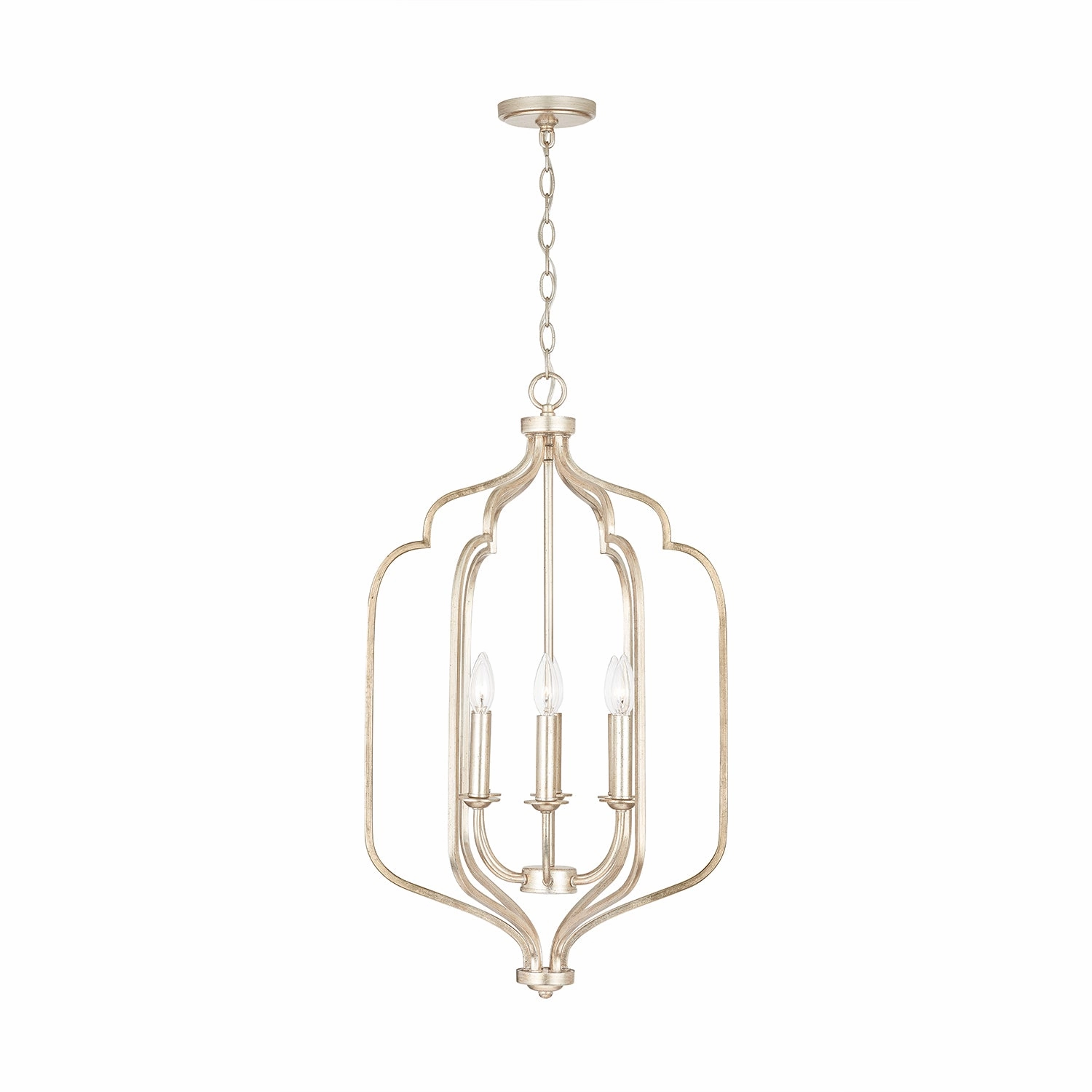 Ophelia Six Light Foyer Winter Gold Ceiling Light Fixtures on sale