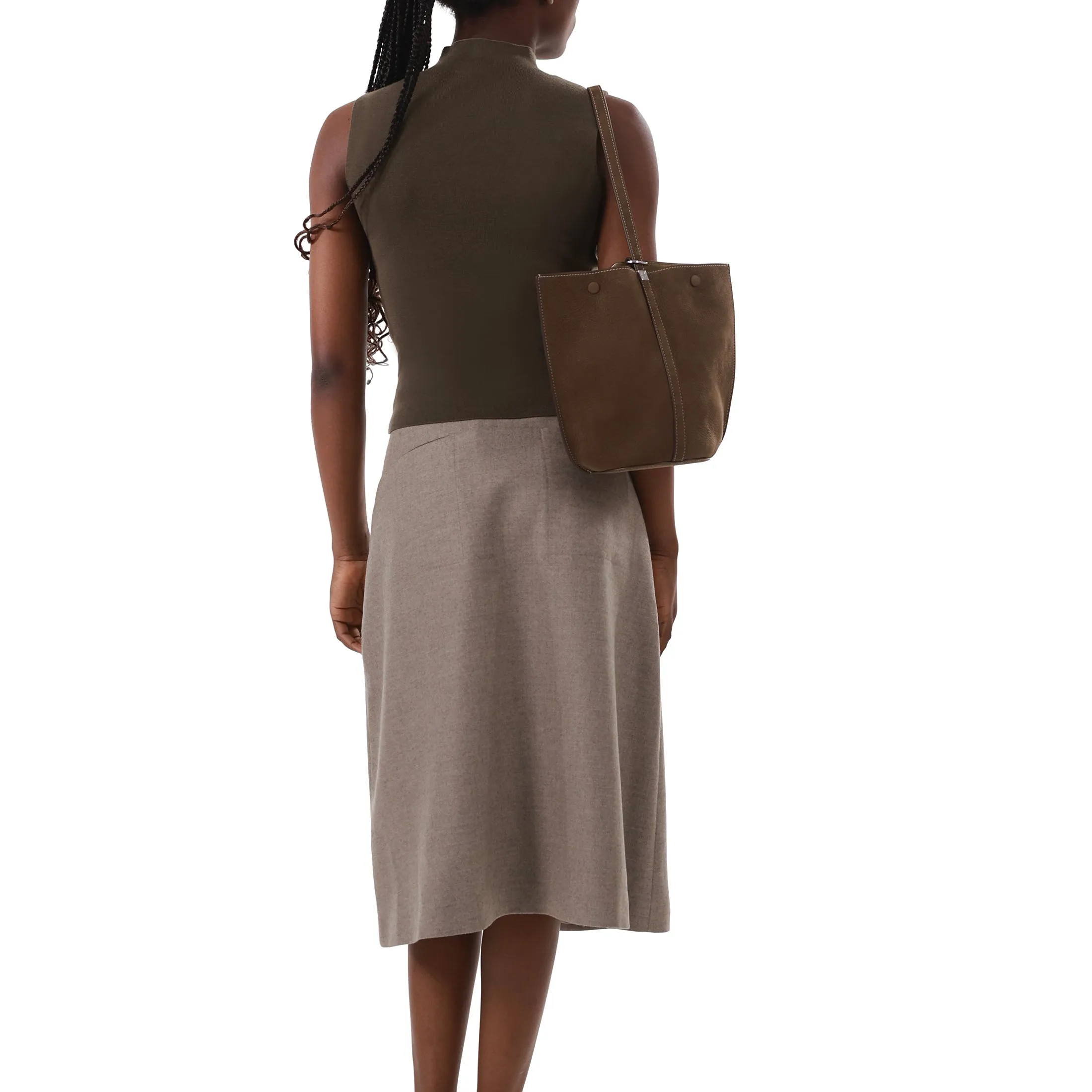 Orukami Flat Hook Convertible Bucket Tote Small - Toffee