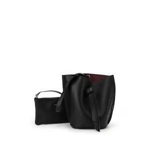 Orukami Knot Bucket Bag Small - Black