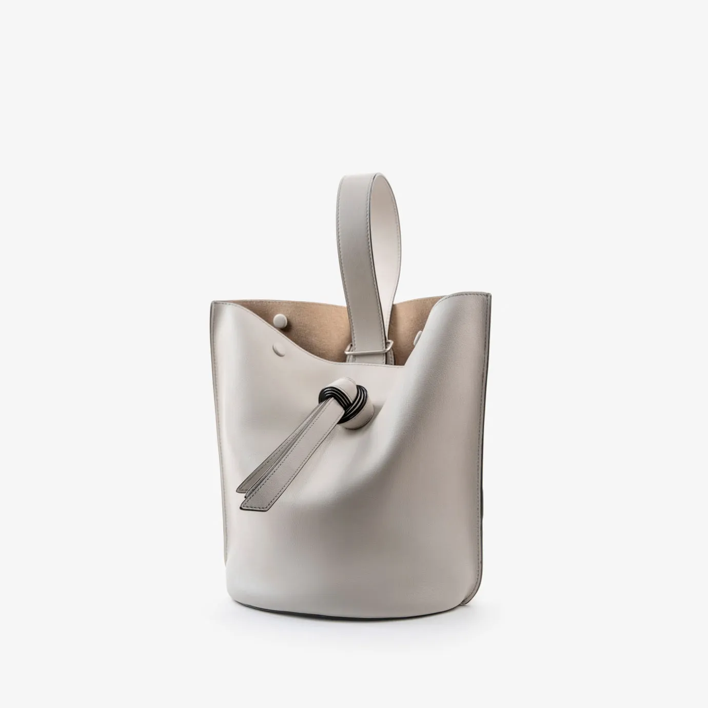 ORUKAMI Knots Bucket Bag - Cream