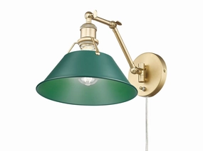 Orwell One Light Swing Arm Wall Sconce Brushed Champagne Bronze Wall Lights for decor discount