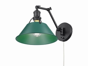 Orwell One Light Swing Arm Wall Sconce Matte Black Wall Lights for decor discount