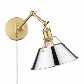 Orwell One Light Wall Sconce Brushed Champagne Bronze Wall Lights for decor discount