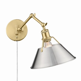 Orwell One Light Wall Sconce Brushed Champagne Bronze Wall Lights for decor discount