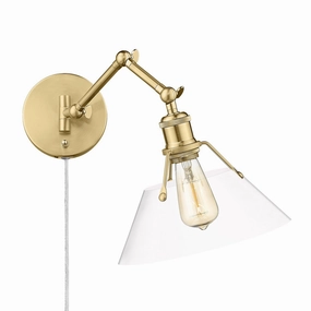 Orwell One Light Wall Sconce Brushed Champagne Bronze Wall Lights for decor discount