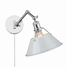 Orwell One Light Wall Sconce Chrome Wall Lights for decor discount