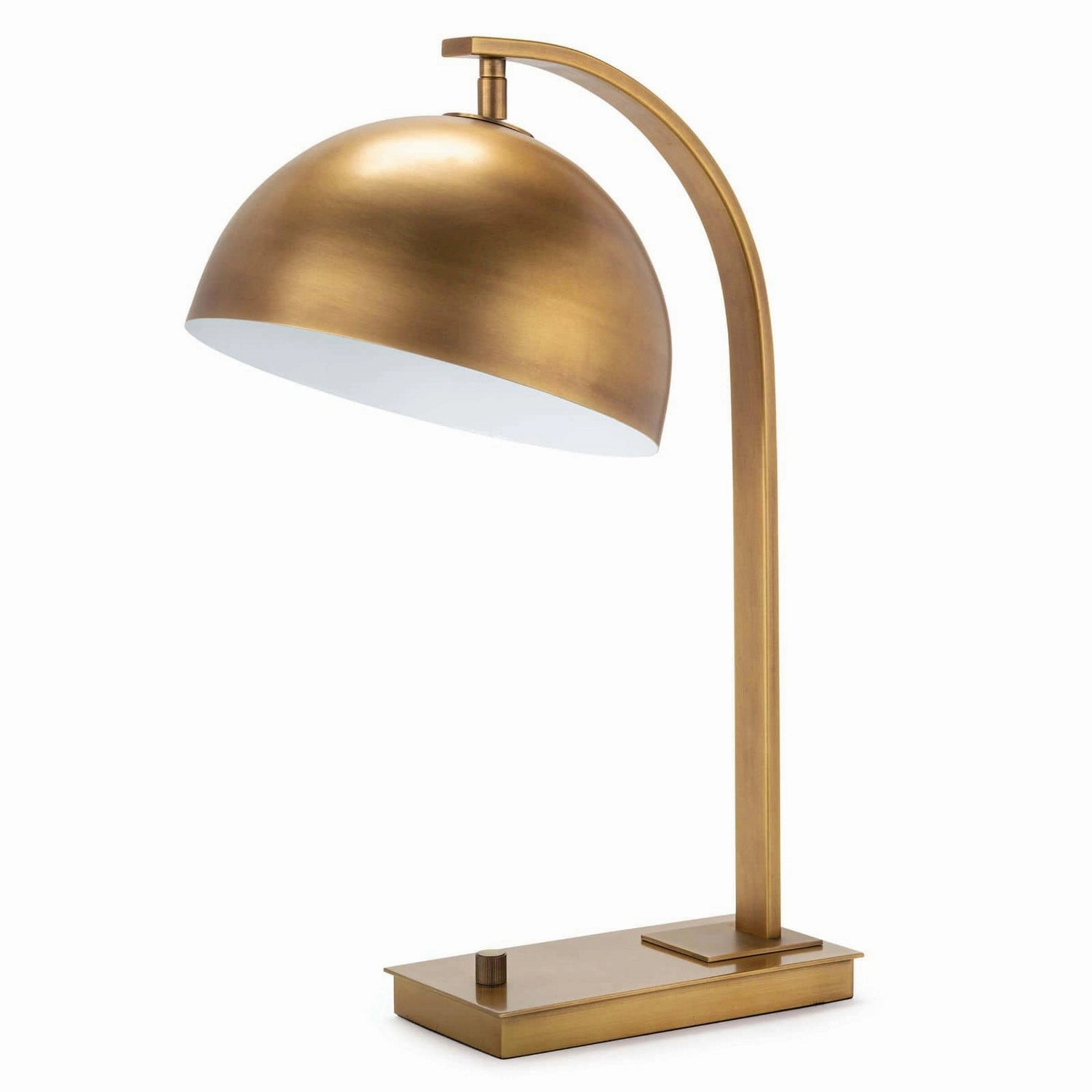 Otto One Light Desk Lamp Natural Brass Desk Lamps online discount